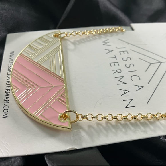 Jessica Waterman Semi Circle Trimscape Necklace Canadian Designer Jewelry - Picture 2 of 5